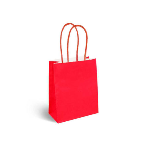 Picture of PARTY BAGS RED 12X15CM - 12 PACK